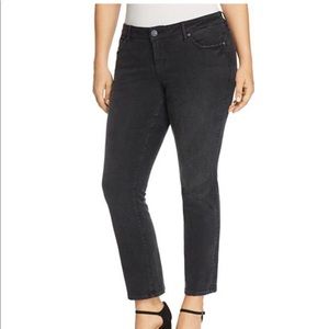 Slink high rise jeans size 22 black